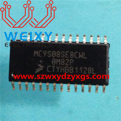 MC9S08SE8CWL  commonly used vulnerable driver chip for automotive air conditioner control units