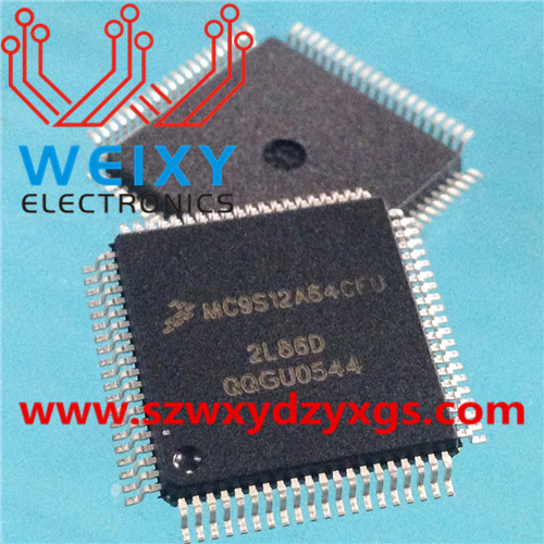 MC9S12A64CFU 2L86D  commonly used vulnerable MCU memory chip for Mercedes-Benz EIS