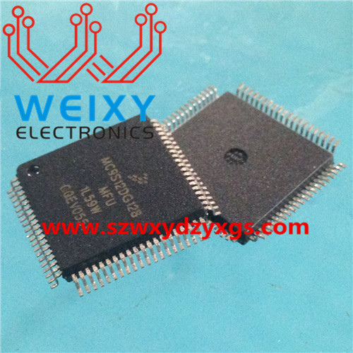 MC9S12DG128MFU 1L59W commonly used MCU chip for Audi A6L J518 steering column lock ELV