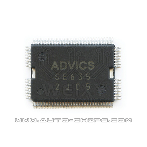 ADVICS SE635   commonly used vulnerable driver chips for Toyota DENSO ECU