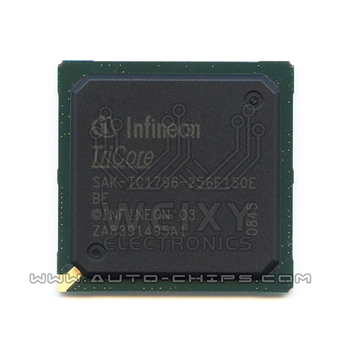 SAK-TC1796-256F150E BE commonly used vulnerable MCU storage chip for Mercedes-Benz and BMW ECU