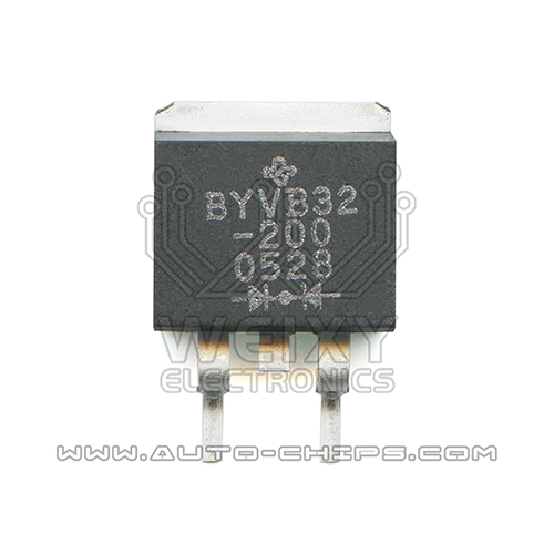 BYVB32-200 commonly used vulnerable chip for automobiles