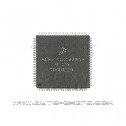 MC9S12DT256CPVE 0L01Y  commonly used vulnerable MCU memory chip for Mercedes-Benz EIS