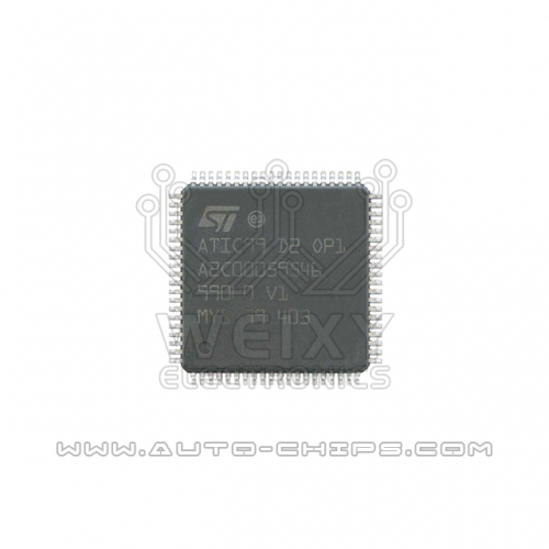 ATIC99 D2 OP1 A2C00059546  vulnerable chips for Automotive airbag control unit