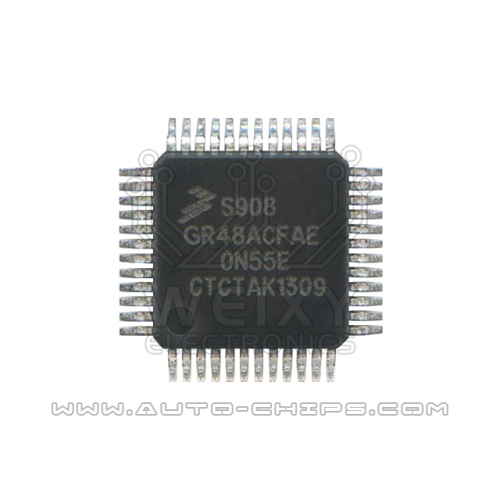 S908GR48ACFAE 0N55E chip use for automotives