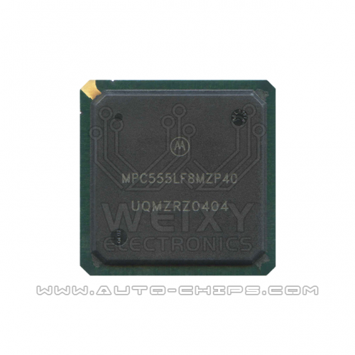 MPC555LF8MZP40 commonly used vulnerable MCU chip for Bosch diesel ECU