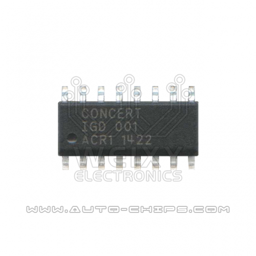 CONCERT IGD001 chip use for automotives