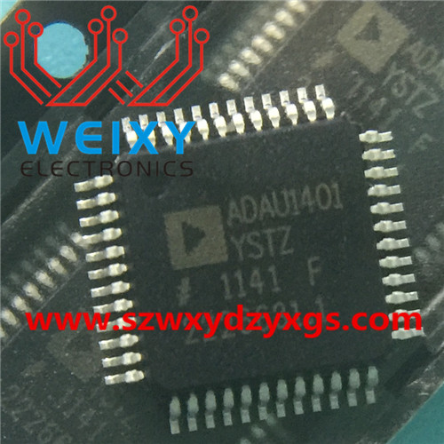 ADAU1401-YSTZ   amplifier & audio processing chip for automobiles