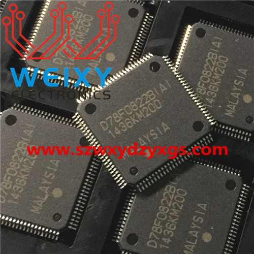D78F0822B(A) commonly used vulnerable flash chip for automotive MCU