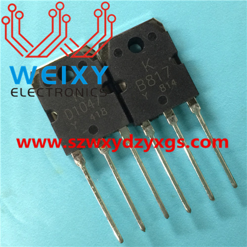 D1047 B817  Chips for automotive stero and amplifier (one pair)