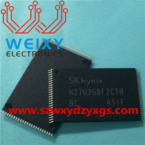H27U2G8F2CTRBC  Vulnerable chip for automotive stero and amplifier
