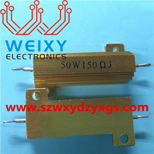 50W 150R   Commonly used high power gold aluminum shell resistors