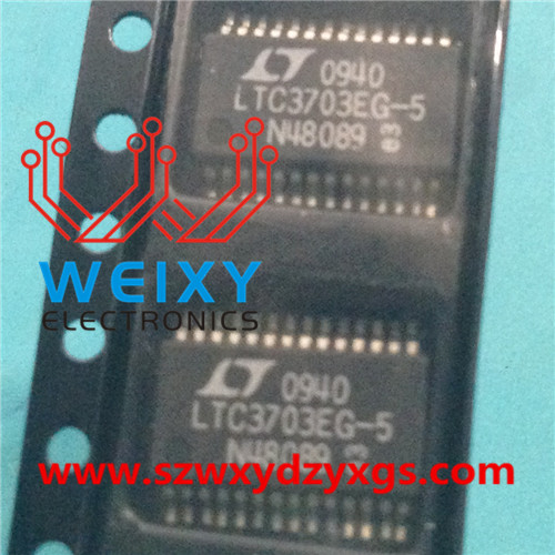 LTC3703EG-5 commonly used vulnerable driver chip for excavator ECU