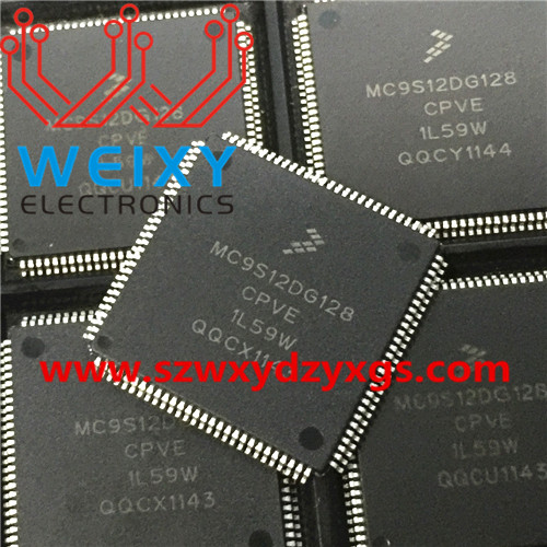 MC9S12DG128CPVE 1L59W commonly used vulnerable MCU flash chips for automotive MCU