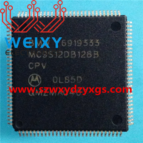MC9S12DB128BCPV 0L85D commonly used vulnerable flash chip for automotive MCU