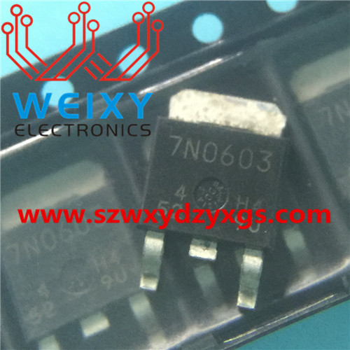 7N0603  commonly used vulnerable BCM chips for Mazda