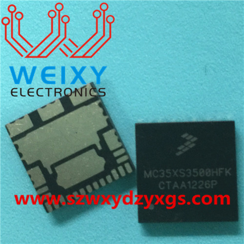 MC35XS3500HFK Commonly used vulnerable driver chip for automotive BCM