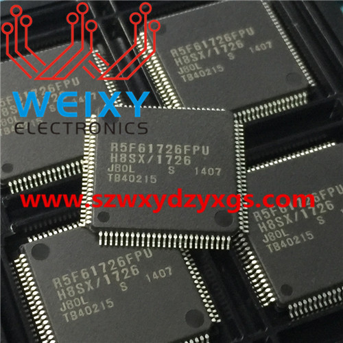 R5F61726FPU   commonly used MCU chip for Toyota airbag control unit