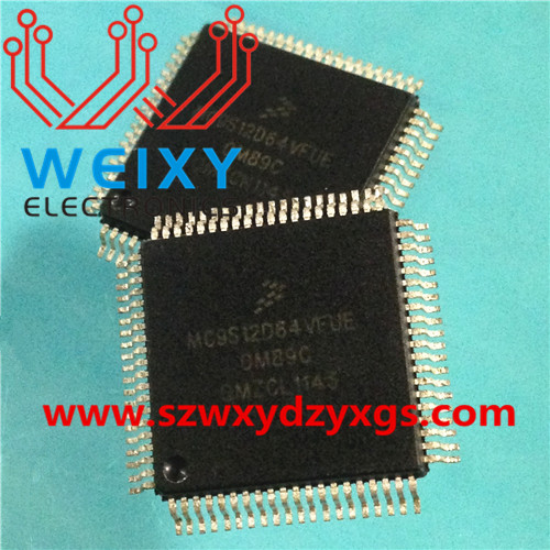 MC9S12D64VFUE 0M89C commonly used MCU memory chip for Car anti-theft control unit