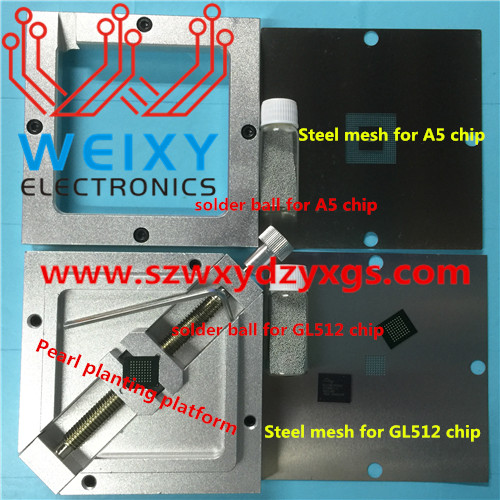 Stencil For the Audi J794 stereo host GL512 chip re-plant