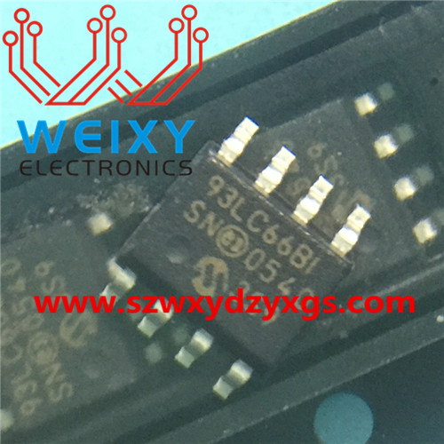 93LC66BISN SOIC8  Commonly used EEPROM chip for automobiles, Truck and excavator