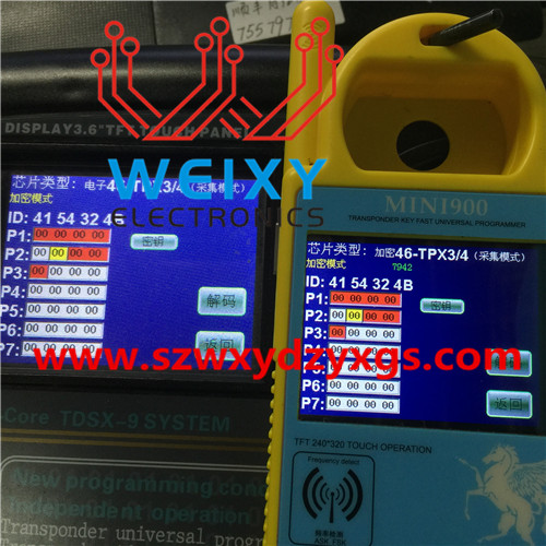 TPX3、TPX4  commonly used transponder chip for automotive key