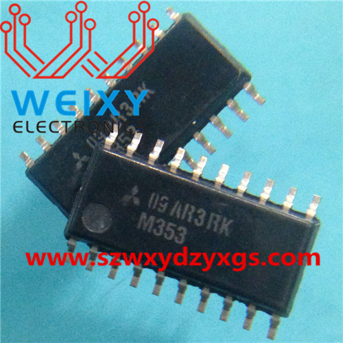 M353  commonly used vulnerable drive chip for Mitsubishi ECU
