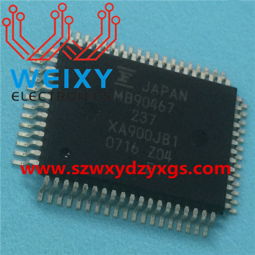 MB90467  commonly used vulnerable flash chip for automotive MCU