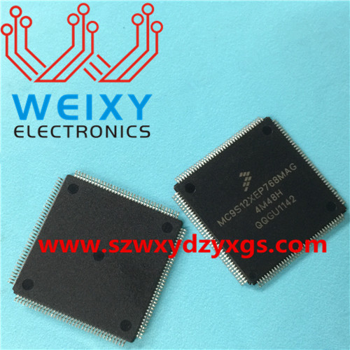 MC9S12XEP768MAG 4M48H commonly used vulnerable MCU storage chips for car ECU