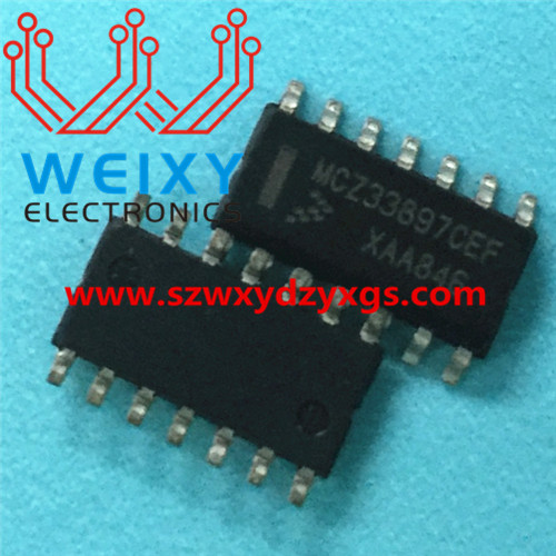 MCZ33897CEF  Commonly used vulnerable driver chip for automotive BCM