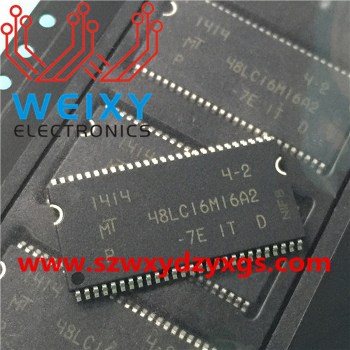 MT48LC16M16A2P-7EITD  commonly used vulnerable chip for automotive audio and amplifier host