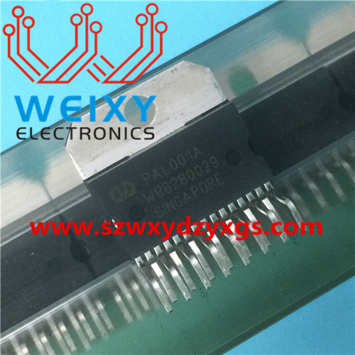 PAL001A  commonly used vulnerable chip for automotive audio and amplifier host