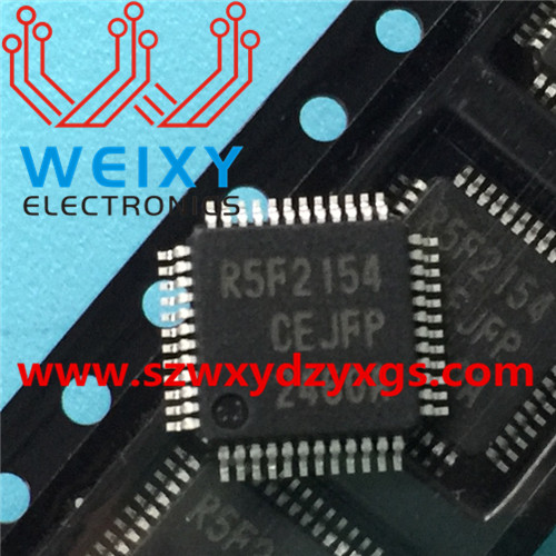 R5F2154  commonly used MCU chip for Toyota airbag control unit