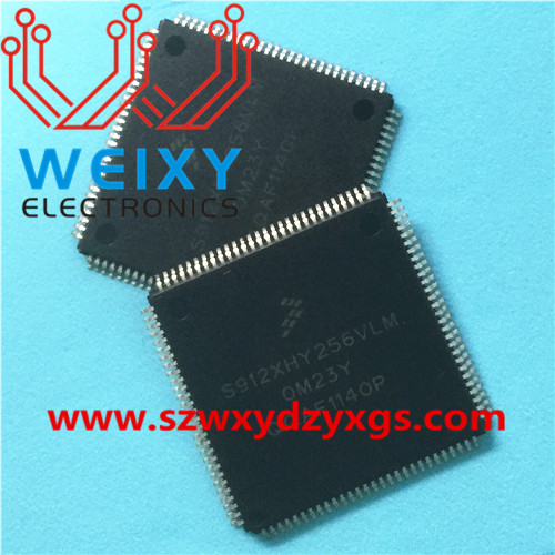 S912XHY256VLM 0M23Y   commonly used vulnerable MCU flash chips for automotive dashboard