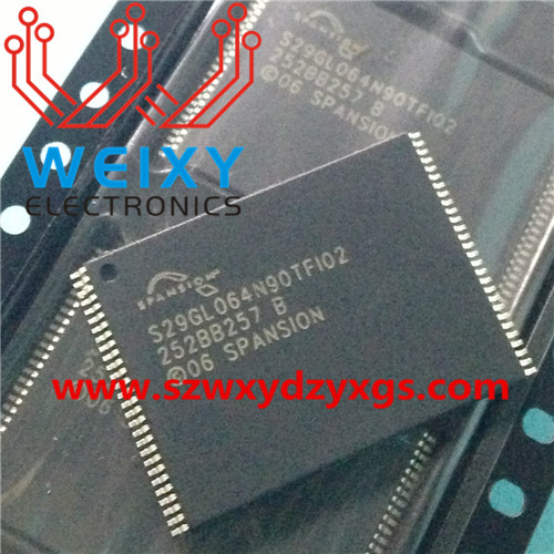 S29GL064N90TFI02 commonly used vulnerable chip for automotive audio and amplifier host