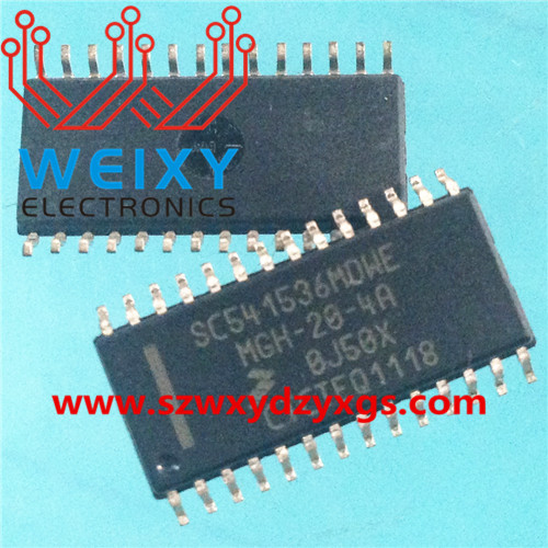 SC541536MDWE  commonly used vulnerable driver chip for automotive BCM and ECU