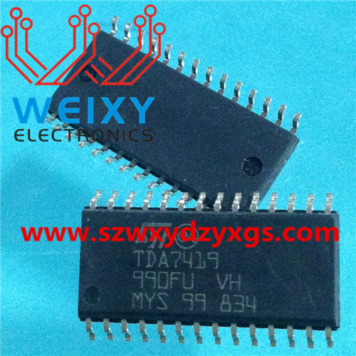 TDA7419  commonly used vulnerable driver chip for ECU