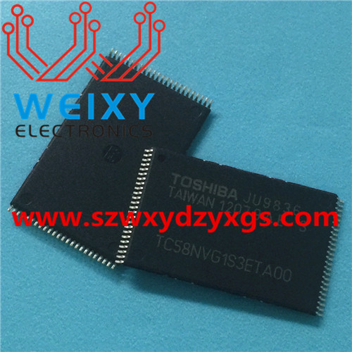 TC58NVG1S3ETA00  commonly used vulnerable chip for automotive audio and amplifier host
