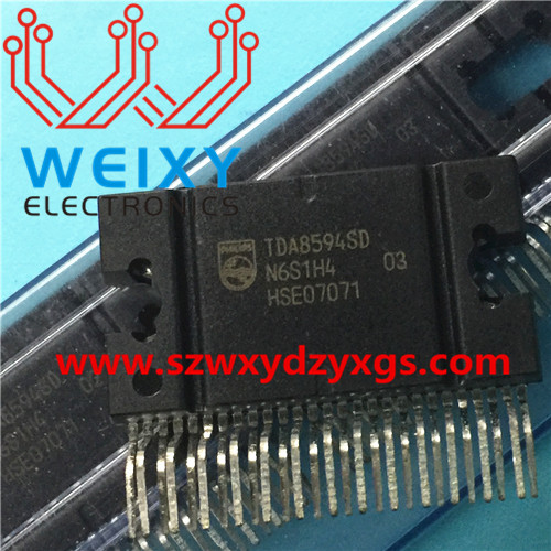 TDA8594SD commonly used vulnerable chip for automotive audio and amplifier host