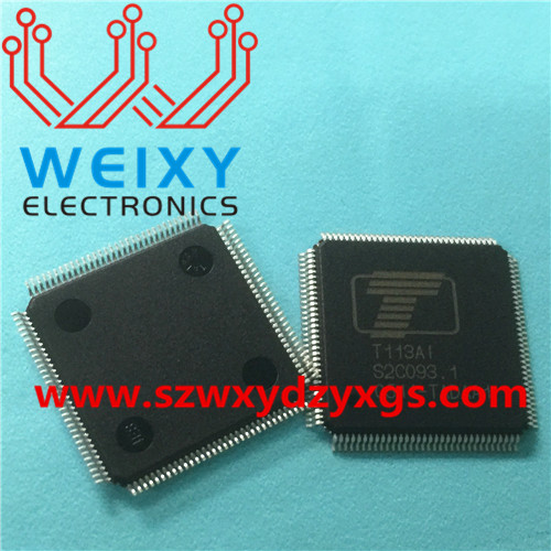 T113AI  commonly used vulnerable chip for automotive audio and amplifier host