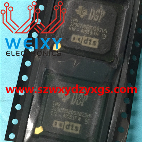 TMS320D710E002BZDH  commonly used vulnerable chip for automotive audio and amplifier host