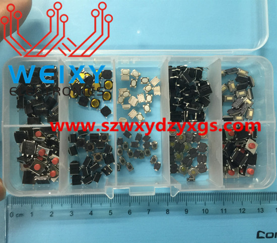 automotive key button 3X4X2MM 4PIN