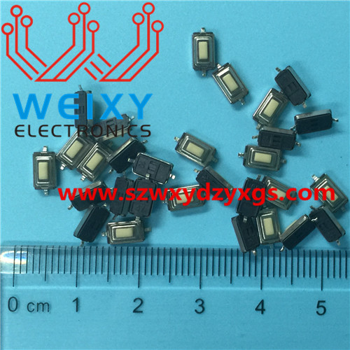 automotive key button  4.5X4.5X3.8MM 4PIN