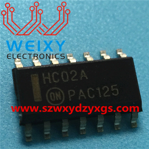 HC02A  commonly used vulnerable drive chip for Control unit module