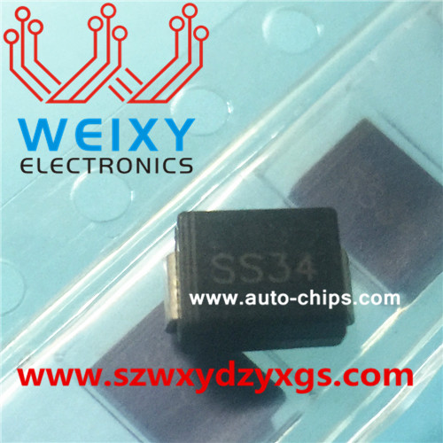 SS34 commonly used vulnerable buck diode for Automotive ECU