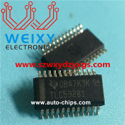 TLC59281 Commonly used vulnerable driver chip for excavator ECM