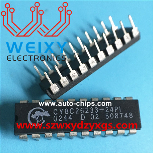 CY8C26233-24PI Excavator ECM commonly used vulnerable driver chip