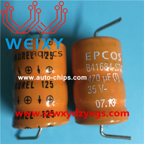 EPCOS 470uf 35V  Automotive ECU commonly used electrolytic Capacitor