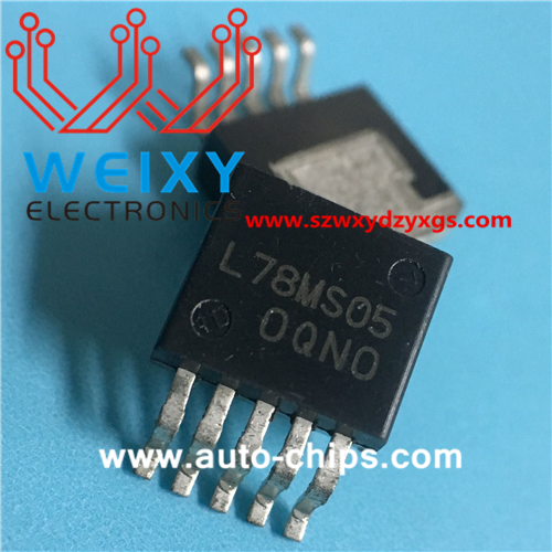 L78MS05 commonly used vulnerable chip for automotive ecu