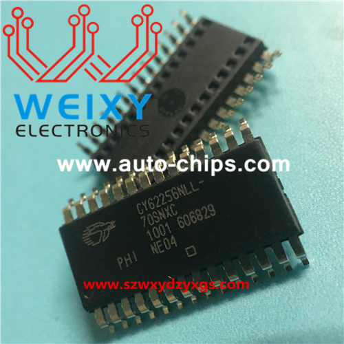 CY62256NLL-70SNXC commonly used vulnerable chip for automotive ecu